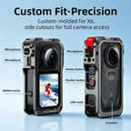 For Insta360 X6 Snap-On Rabbit Cage Protective Case Frame Shockproof Cover — view 9