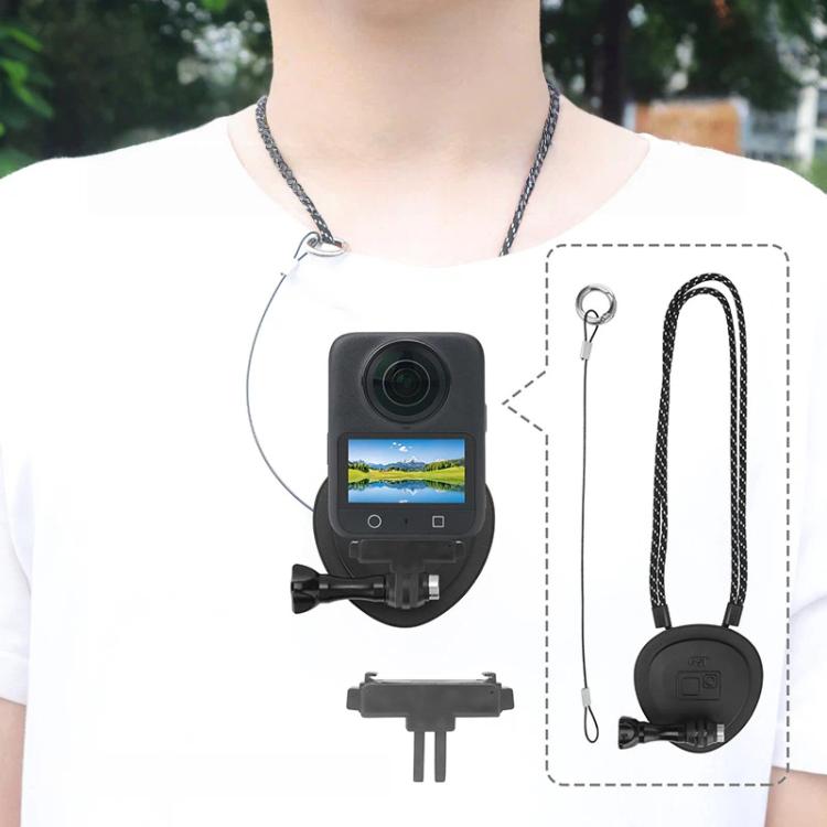 CQT Magnetic Neck Mount for Action Cameras Hands Free POV Quick Release Lanyard Holder