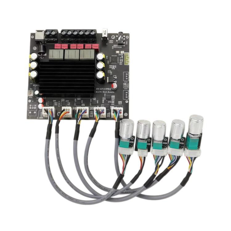 ST21PRO Bluetooth Digital Amplifier Board 2.1 Channel 100W X 2 + 200W Subwoofer — All-in-one With Casing