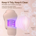 Electric Foot Callus Remover Rechargeable Pedicure Tool With 3 Quartz Rollers & LED Display — view 6