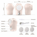 Electric Foot Callus Remover Rechargeable Pedicure Tool With 3 Quartz Rollers & LED Display — view 9