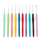 Beginner Crochet Hook Set With Plastic Sewing Needles, Stitch Markers & Storage Bag — view 5