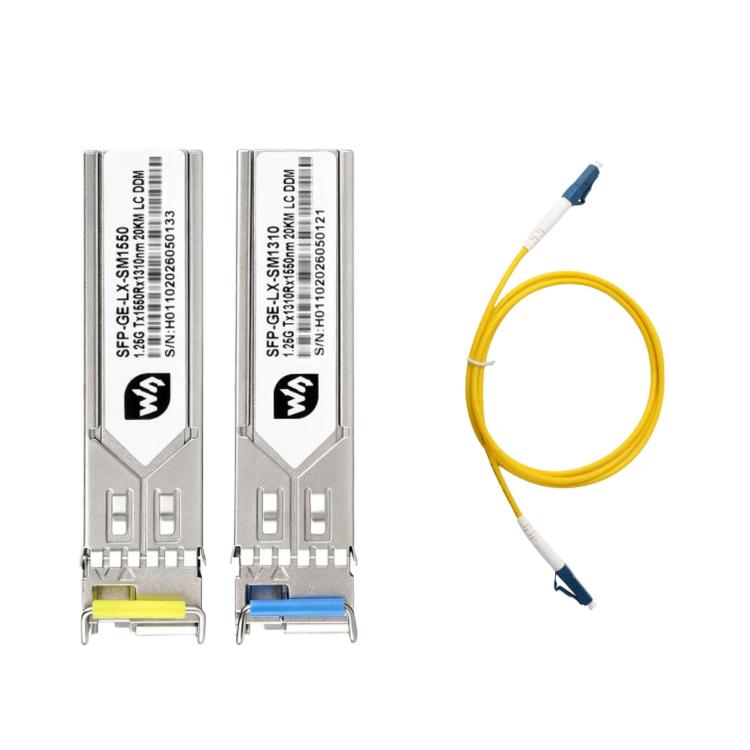 WAVESHARE Gigabit SFP Optical Transceiver With LC Connector Supports Hot-Swappable Operation Plug-And-Play — Multimode
