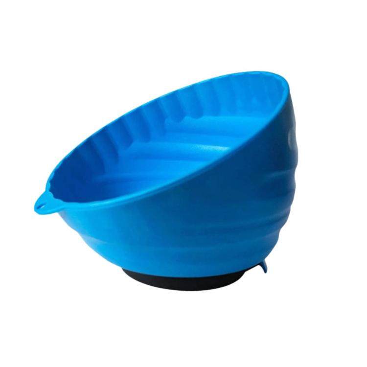 Strong Magnetic Storage Bowl For Car Repair Screws And Parts — Red