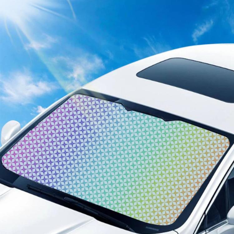 Car Windshield Laser-Etched Thickened Foldable Sunshade