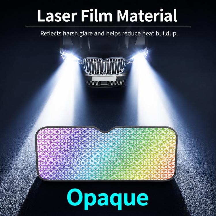Car Windshield Laser-Etched Thickened Foldable Sunshade