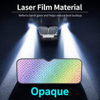 Car Windshield Laser-Etched Thickened Foldable Sunshade