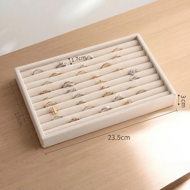 Velvet Jewelry Tray Drawer Organizer Modular Jewelry Storage Insert