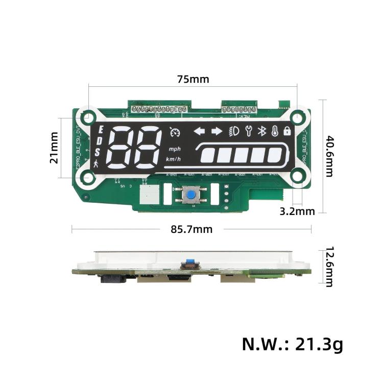 For Segway Ninebot E2 Pro 4-in-1 Electric Scooter Controller Kit Motherboard+Bluetooth Display Board+Controller Cable & Dashboard Wire