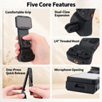For Insta360 Luna Pro/Ultra Screen Module Quick Release Handle Extension Mount