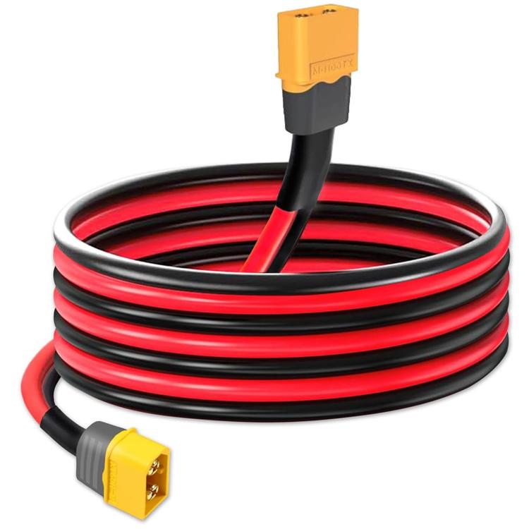 XT60 Male-to-Male Extension Cable 30A Mobile Energy Storage Connection Cable
