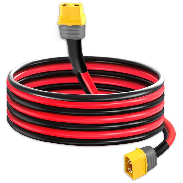XT60 Male/Female Extension Cable 30A Mobile Energy Storage Pure Copper Connector