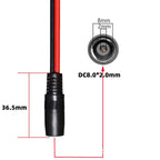 DC8020 Portable Energy Storage Battery Charging Extension Cable — Male Single-ended Wire