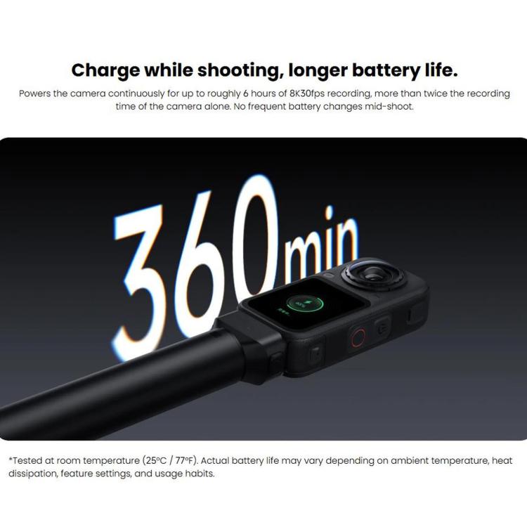 For Insta360 X6 Original Power Selfie Stick