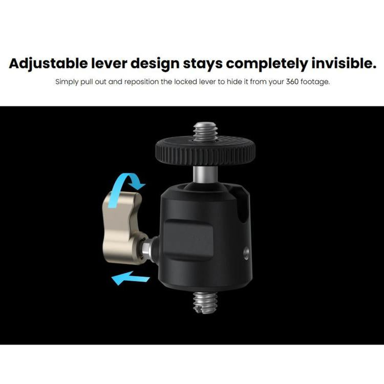 For Insta360 X6 / X5 / Ace Pro 2 / GO Ultra Original 1/4 Inch In-Car Mount Adapter