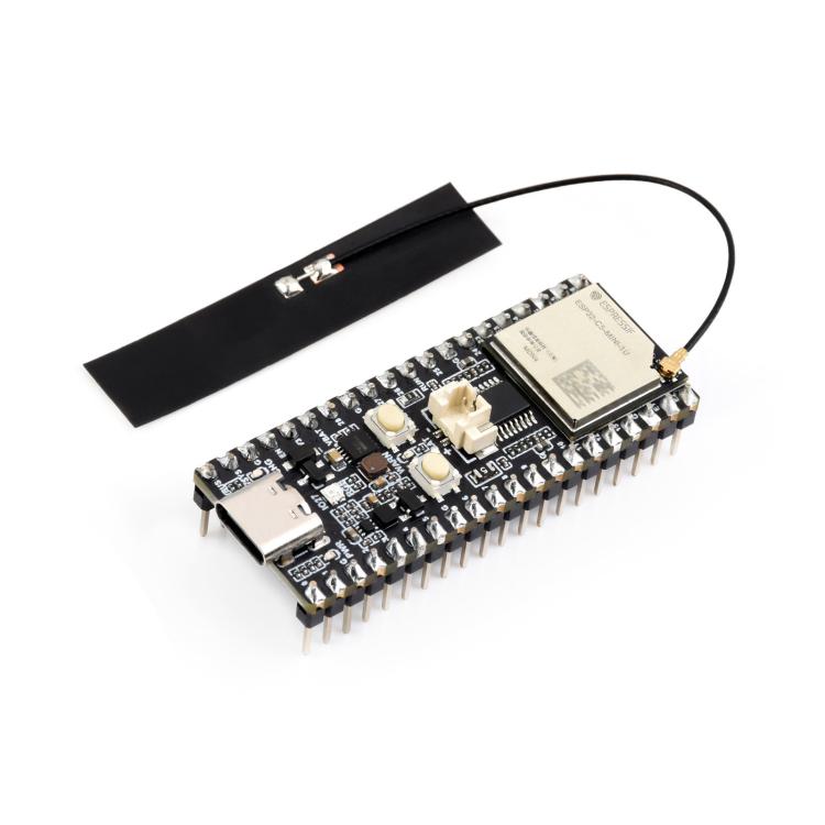 Waveshare ESP32-C5 Dual-Band Wi-Fi 6 Development Board External FPC Antenna — Without Pinheader