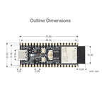 Waveshare ESP32-C5 Dual-Band Wi-Fi 6 Development Board External FPC Antenna