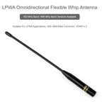 LPWA Omnidirectional Flexible Whip Antenna With SMA Male Connector, Low VSWR — Waveshare 868MHz