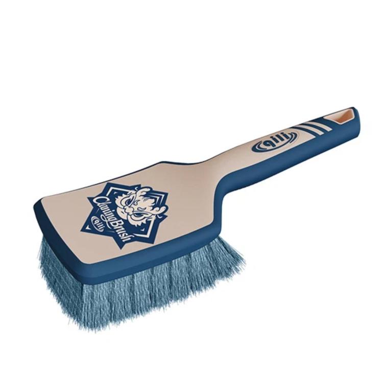qili Car Detailing Tire Brush With Rubber-Coated Handle Carpet Cleaning Brush — Strong Fuzz Large