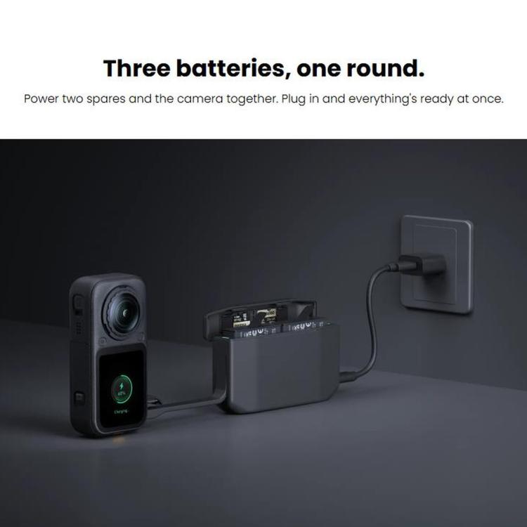 For Insta360 X6 Original Fast Charge Case