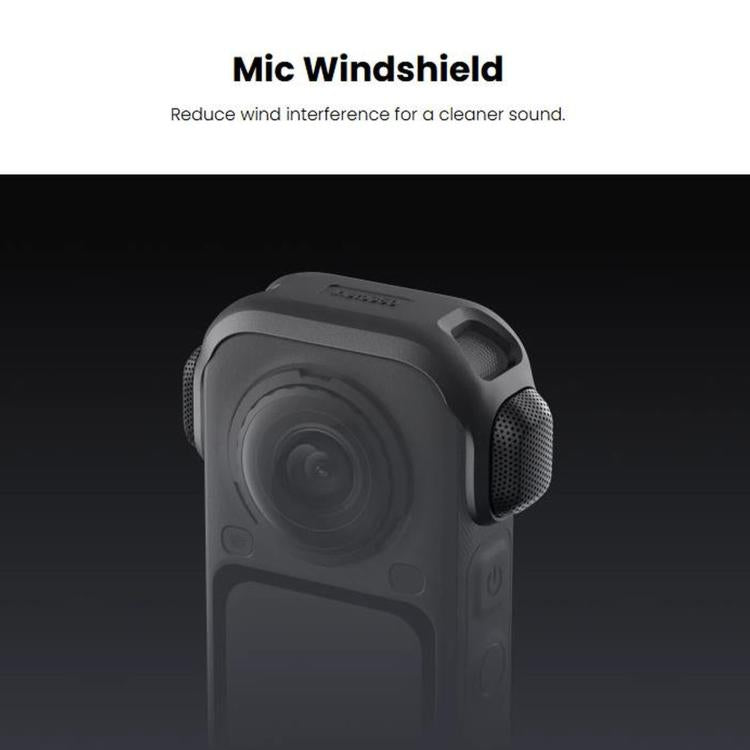 For Insta360 X6 Original Mic Windshield