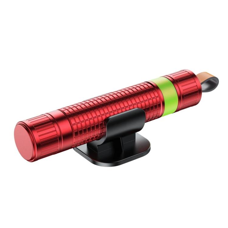 Multifunctional Car Emergency Escape Tool With Window Breaker And Seatbelt Cutter — Black