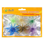 6 PCS/Pack HENGJIA Floating Sea Urchin Soft Fishing Lures Elastic TPR Bug Baits — view 9