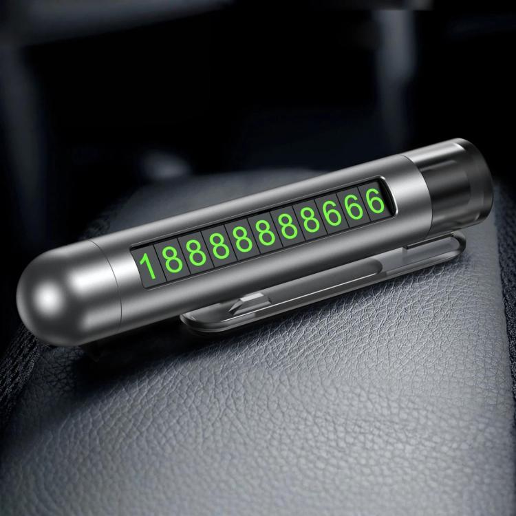 Multifunctional Car Safety Hammer and Parking Number Plate — view 11