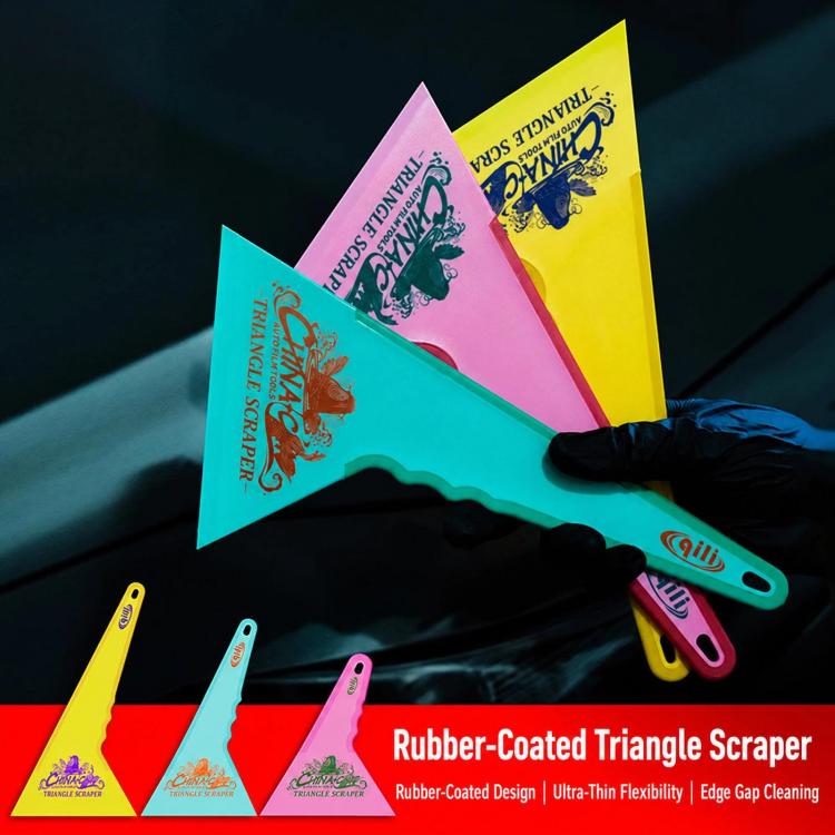 qili Ultra-thin Triangular Hard Squeegee for Car Window Tinting