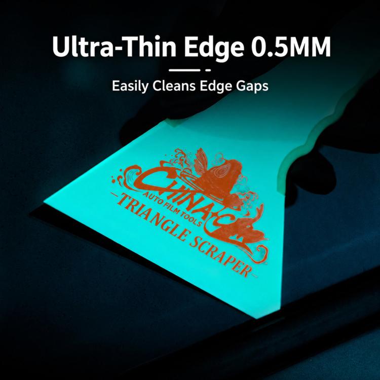 qili Ultra-thin Triangular Hard Squeegee for Car Window Tinting