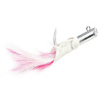 HENGJIA JI078 Bucktail Jig Buckskin Fishing Lures Feather Jig Heads Single Hook Baits