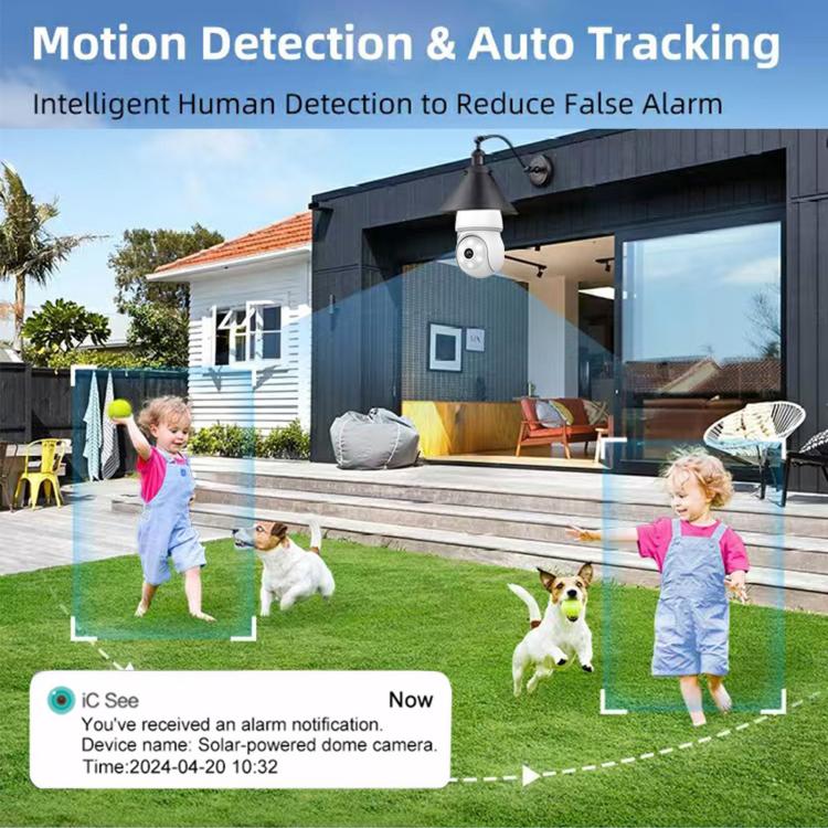 E27 Bulb Socket Waterproof Security Camera Night Vision HD Wifi Surveillance Cam