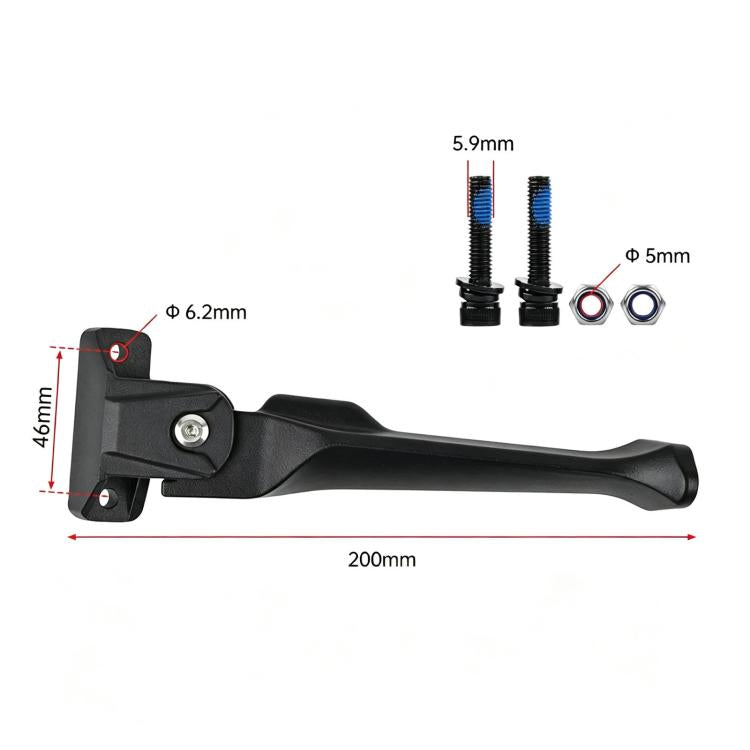 For Kukirin G2 MAX Electric Scooter 20cm Kickstand Side Stand Support