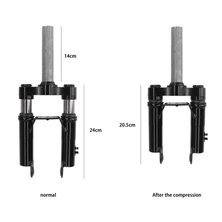 3 PCS/Set For Xiaomi M365 / M365 Pro Scooter Accessories Front Fork Shock Absorber + Front Mudguard + Extended Kickstand