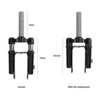 3 PCS/Set For Xiaomi M365 / M365 Pro Scooter Accessories Front Fork Shock Absorber + Front Mudguard + Extended Kickstand