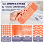 4 In 1 Makeup Brush Cleaner Box With Drying Rack & Dustproof Lid — view 8