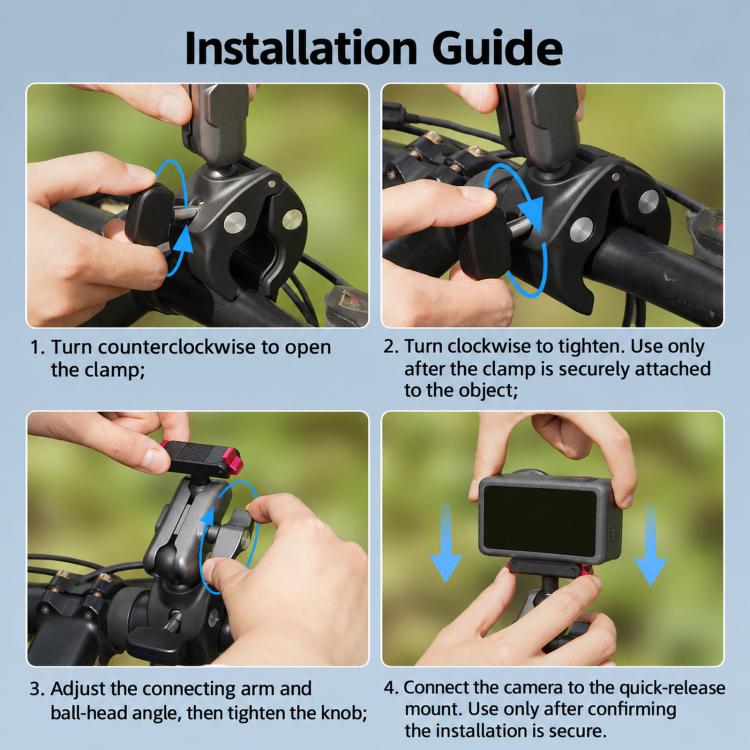 BRDRC Quick-Release Bicycle Mount
