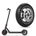 For Xiaomi M365 External Honeycomb Solid Tire Rear Drive Wheel Hub With 110mm Brake Disc