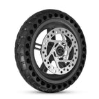 For Xiaomi M365 External Honeycomb Solid Tire Rear Drive Wheel Hub With 110mm Brake Disc