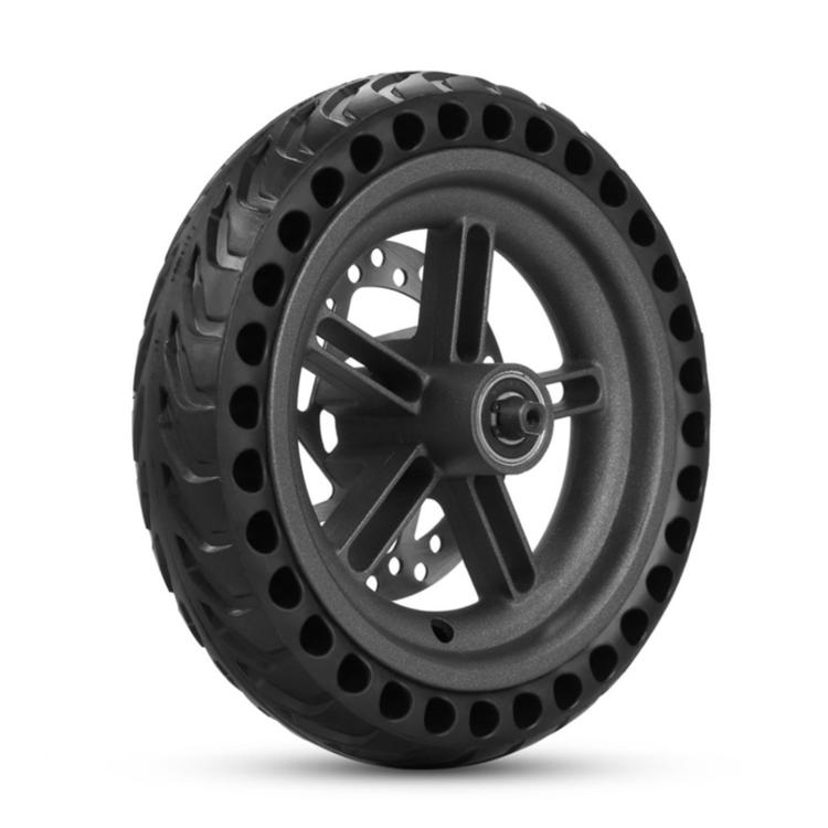 For Xiaomi M365 External Honeycomb Solid Tire Rear Drive Wheel Hub With 110mm Brake Disc