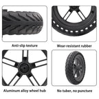 For Xiaomi M365 External Honeycomb Solid Tire Rear Drive Wheel Hub With 110mm Brake Disc