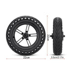 For Xiaomi M365 External Honeycomb Solid Tire Rear Drive Wheel Hub With 110mm Brake Disc