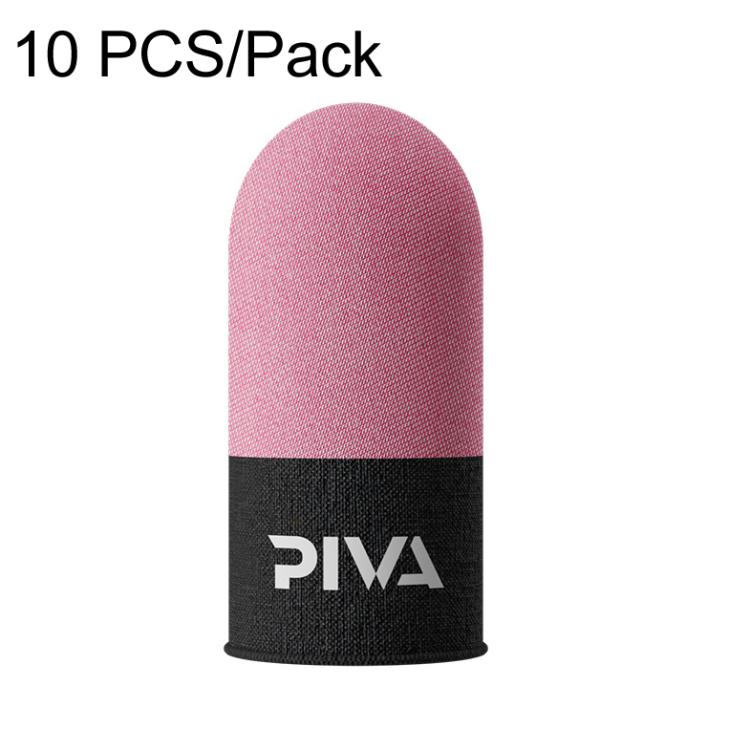PIVA 10 PCS/Pack Mobile Gaming Finger Sleeves High Sensitivity Sweatproof Touchscreen Thumb Sleeve