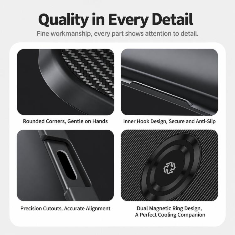 PIVA Magnetic Thermal Cooling Case Built-in Vapor Chamber Magnetic Rings for Radiator Mount