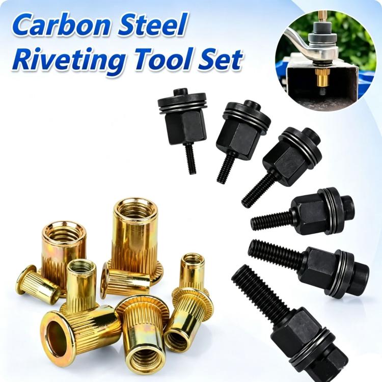 Metric Rivet Nut Mandrel Kit Threaded Insert Rivnut Assortment Set