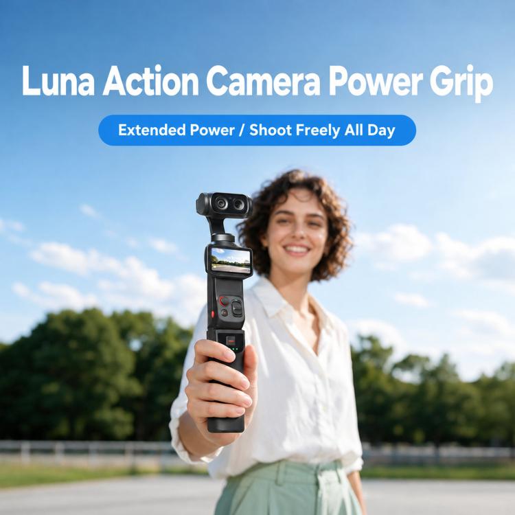 For Insta360 Luna Ultra / Pro LKTOP 5000mAh Battery Handle Power Hand Grip