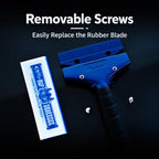 qili Car Window Tinting Tool Double-Layer Rigid Rubber Strip Widened Beef-Tendon Squeegee