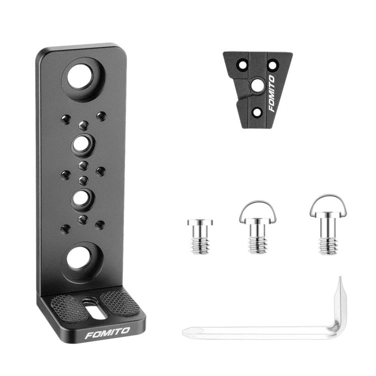 FOMITO For Z CAM Camera Cage Wireless Video Transmitter L-Shaped Bracket Expansion Mount — Stand