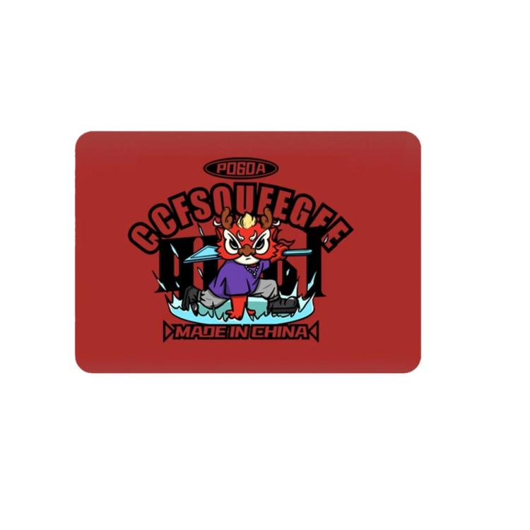 qili Car Film Squeegee Dual-Edge Gradient Trimming Squeegee — Red Irregular