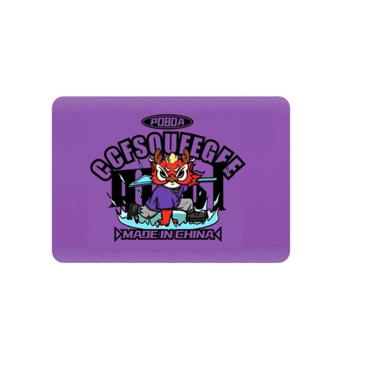 qili Car Film Squeegee Dual-Edge Gradient Trimming Squeegee — Purple Irregular